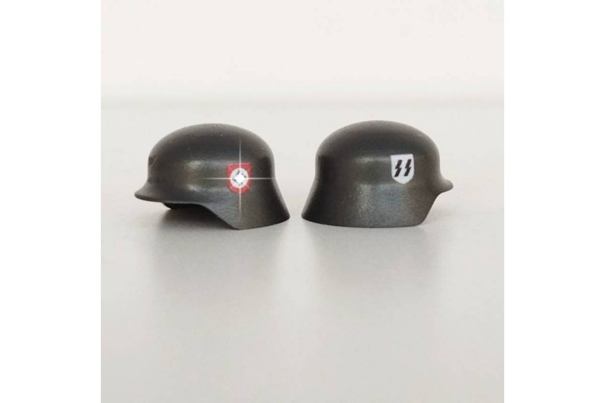 Немецкий шлем с Символикой Партии/SS стальной
