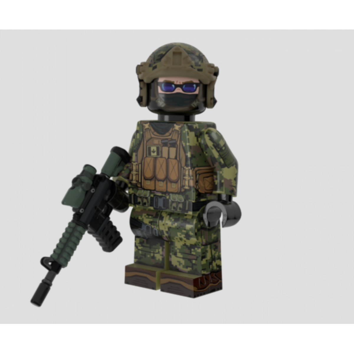 Canadian JTF-2 Special Forces Operator with Perfect Caliber™ BrickArms® M4 Phoenix