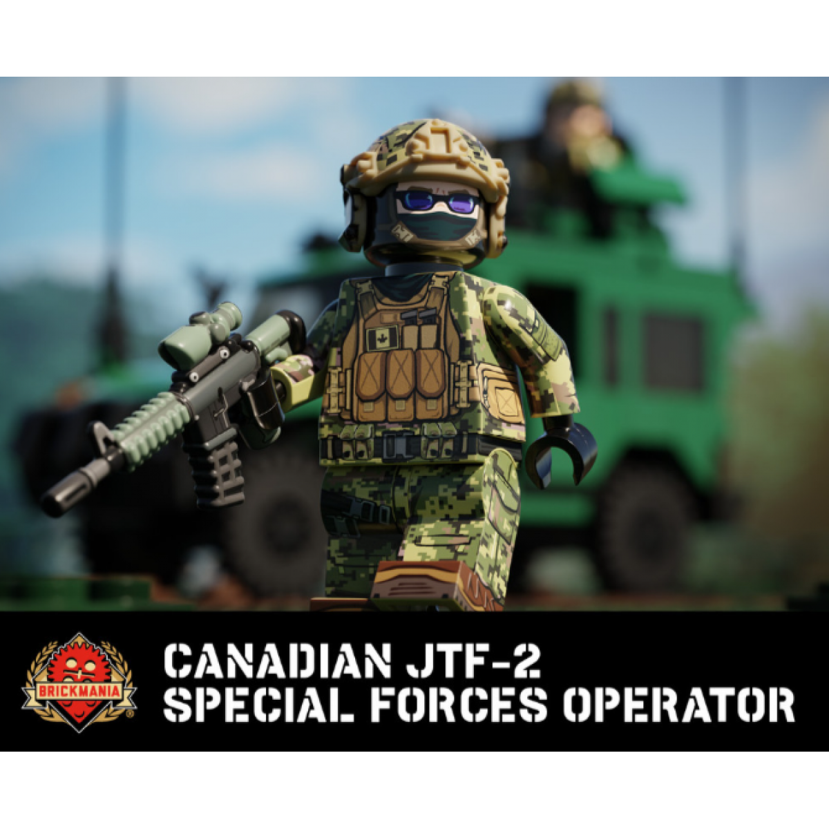 Canadian JTF-2 Special Forces Operator with Perfect Caliber™ BrickArms® M4 Phoenix