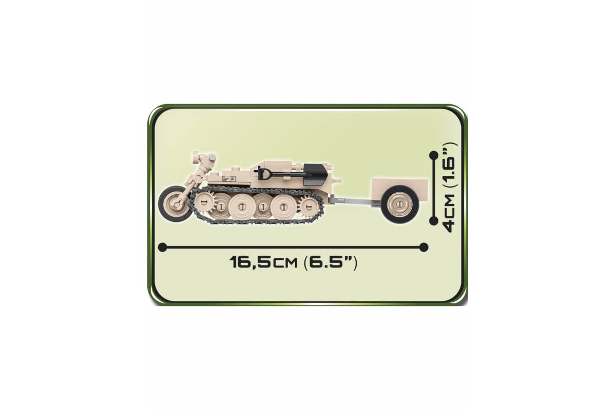 2401 Полугусеничный мотоцикл Sd.Kfz.2