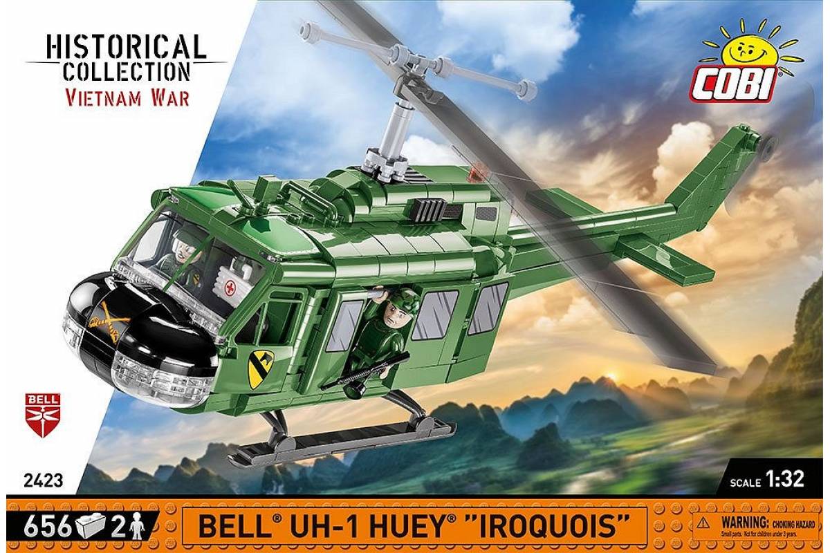 2423 Военный вертолёт Белл UH-1 Хьюи Иро