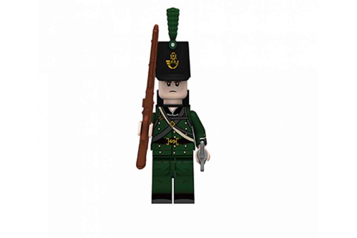 British soldier 95th Rifles (Brickpanda)