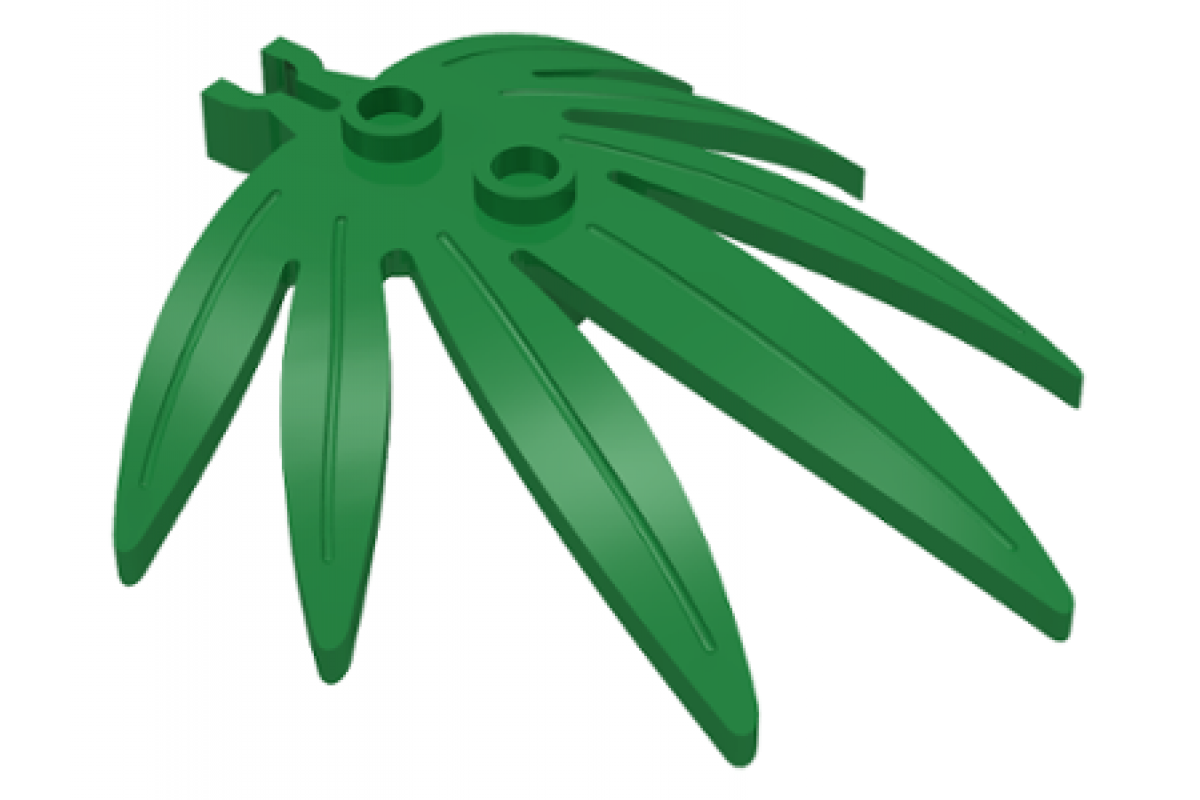 Plant Leaves 6 x 5 Swordleaf with Split U Clip Thick