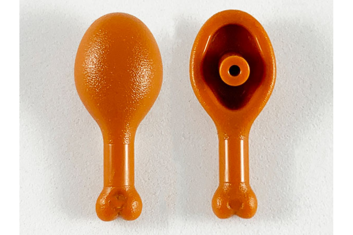 Turkey Drumstick, 22mm with Oval Opening on Back