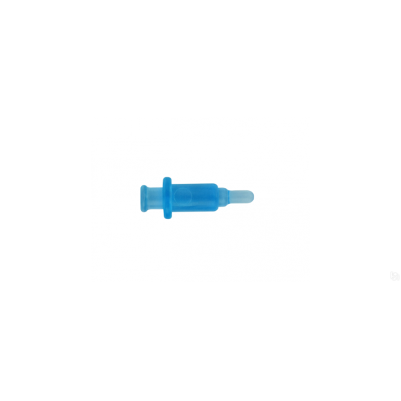 Шприц голубого цвета