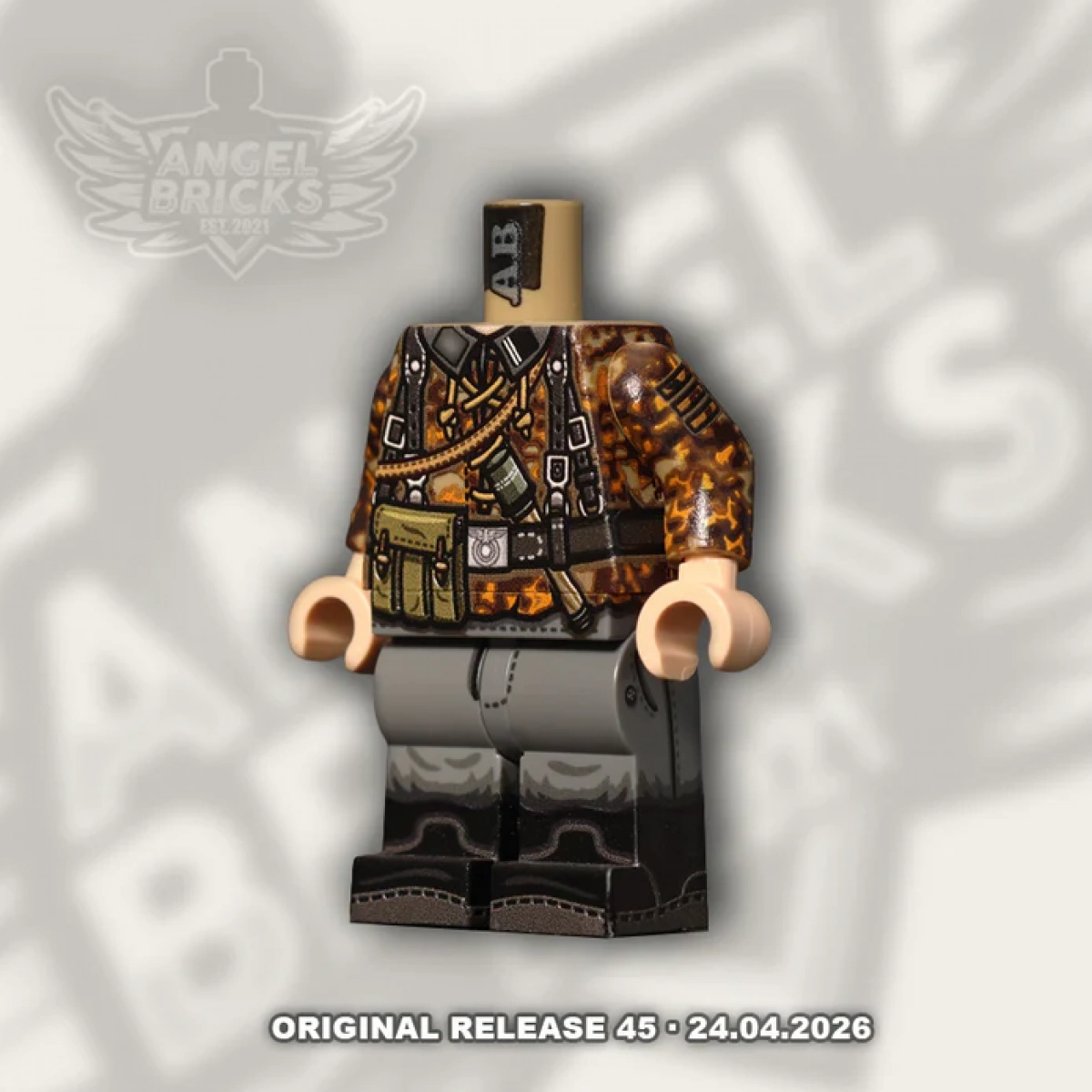Release 45: WW2 German Body. Blurred Edge autumn smock #17