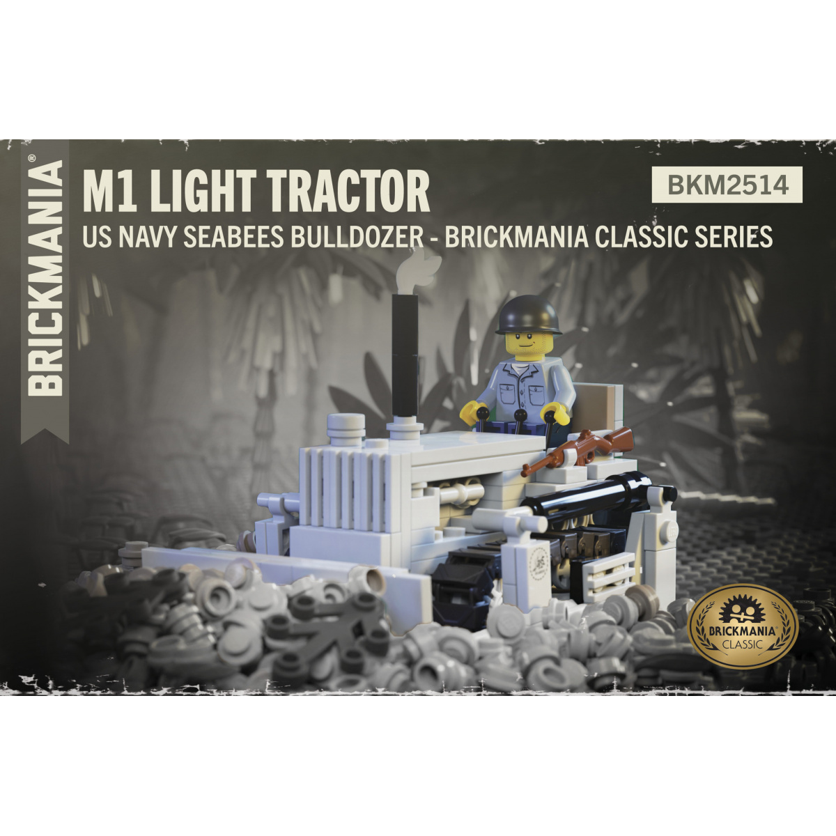 M1 Light Tractor – US Navy Seabees Bulldozer
