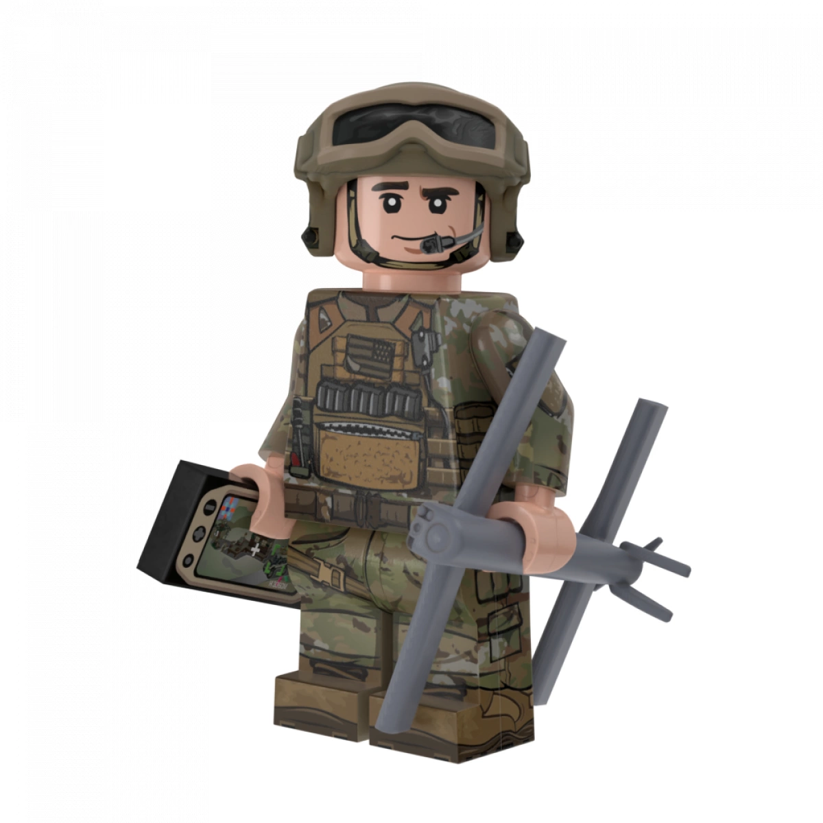 Loitering Drone with Special Forces Operator