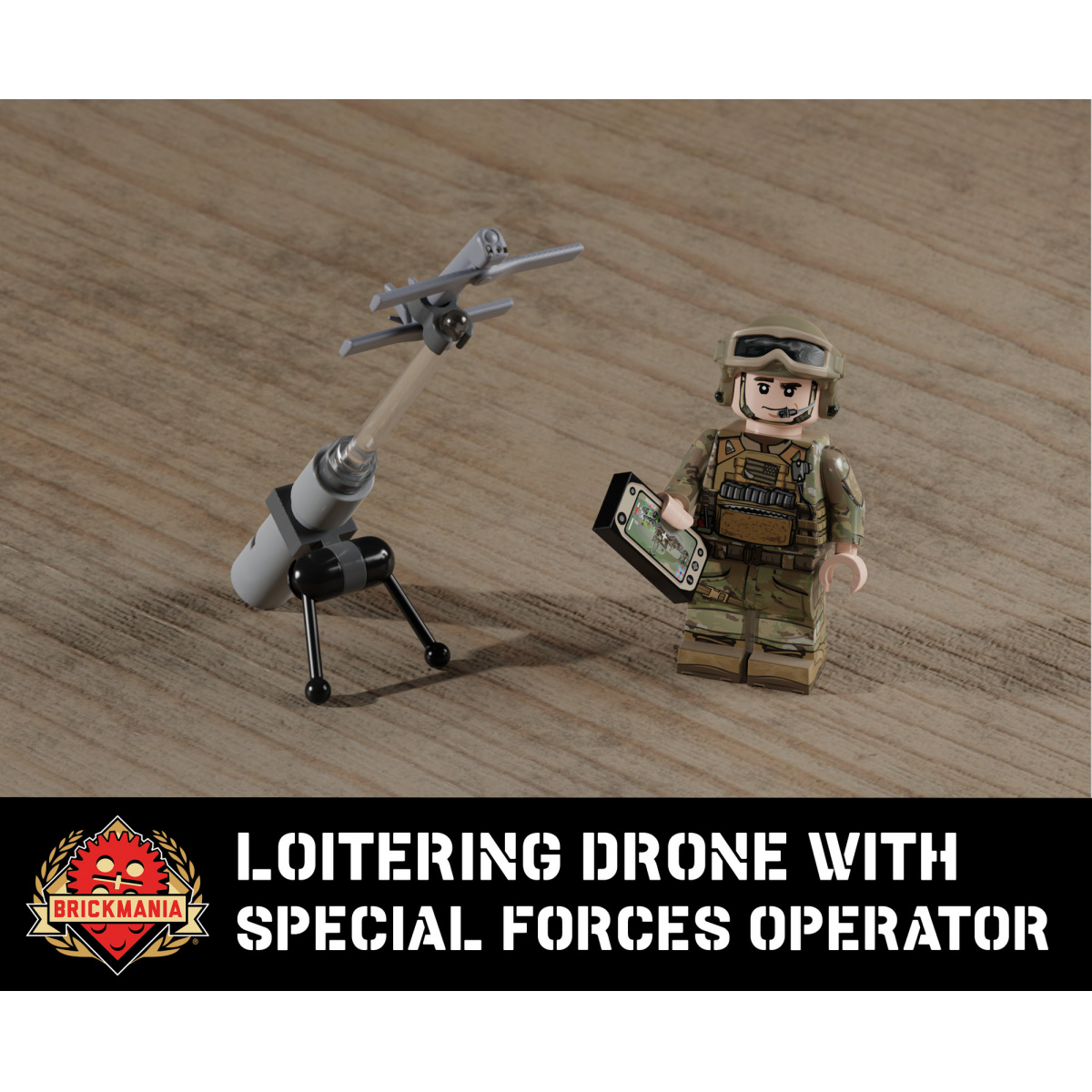 Loitering Drone with Special Forces Operator