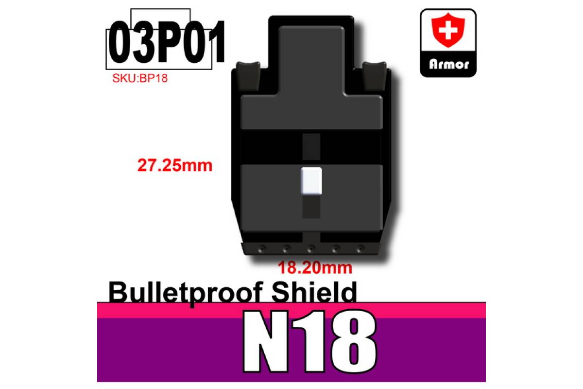 Bulletproof Shield (N18)-P01 Black