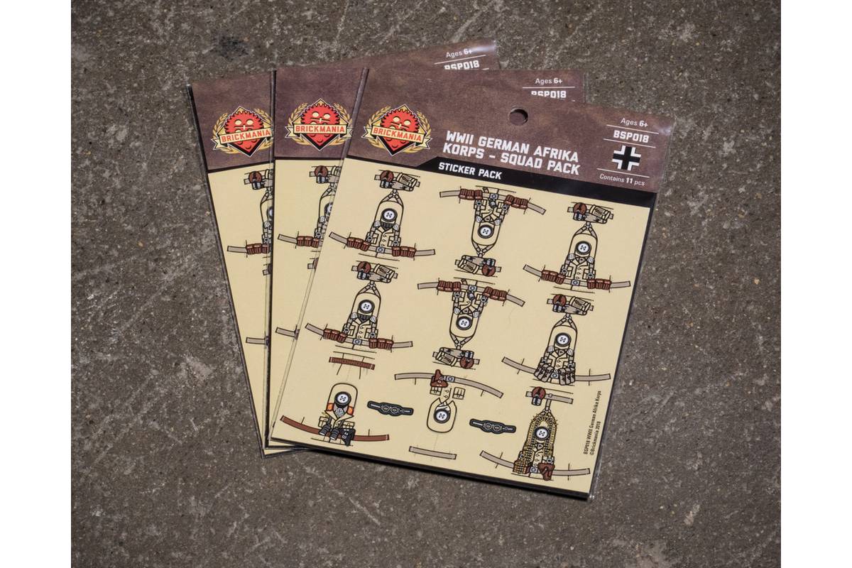 WWII German Afrika Korps - Squad Pack - Stickers