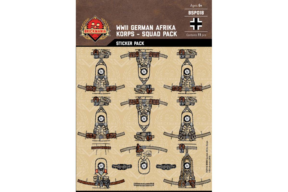 WWII German Afrika Korps - Squad Pack - Stickers