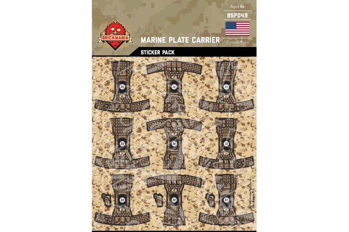 Marine Plate Carrier - Sticker Pack