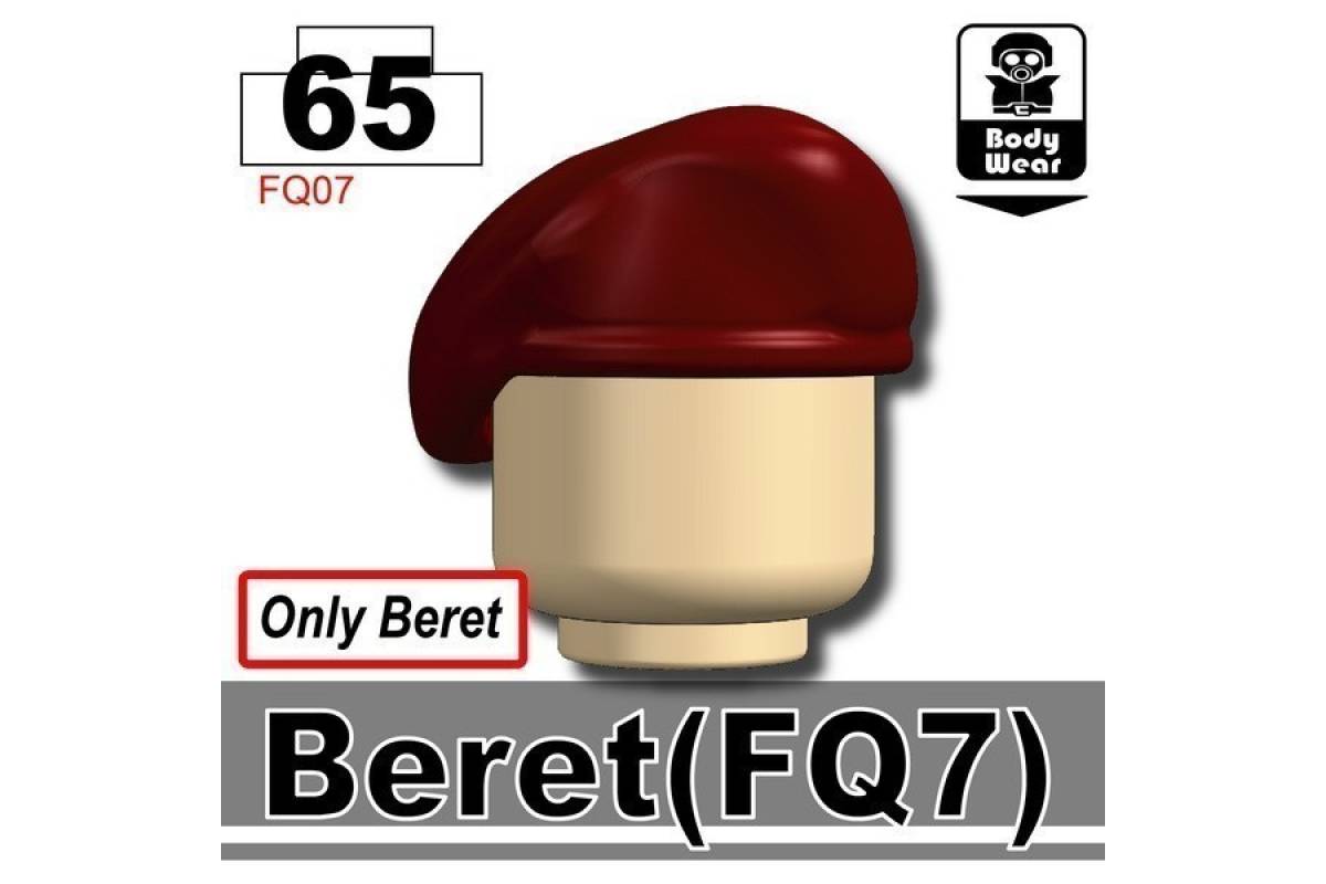 Beret FQ7 Deep Dark Red