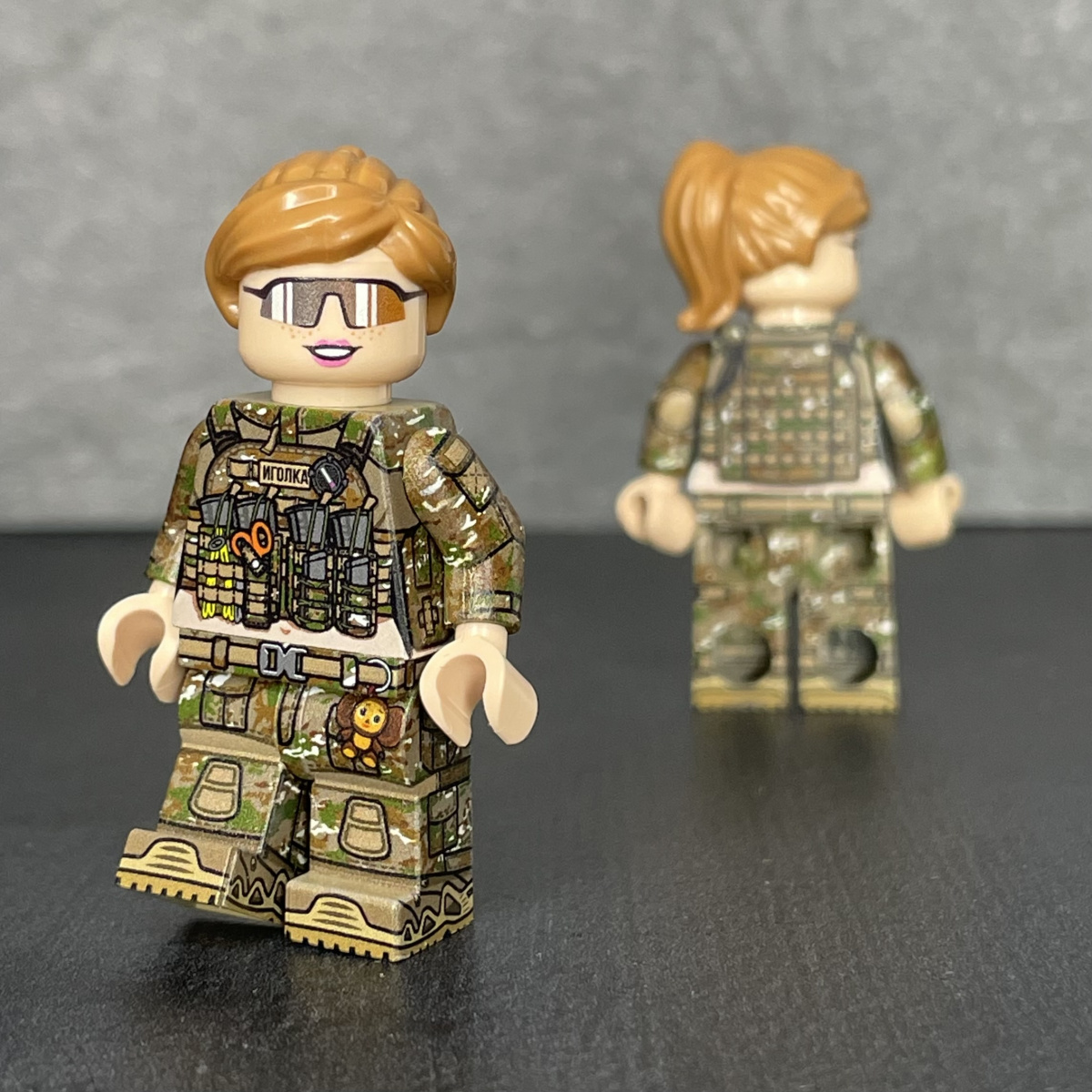 Female Soldier - Needle Patch | Multicam