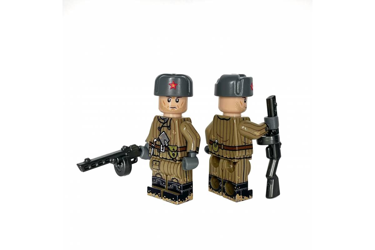 WWII Soviet Fufaika PPSh infantry