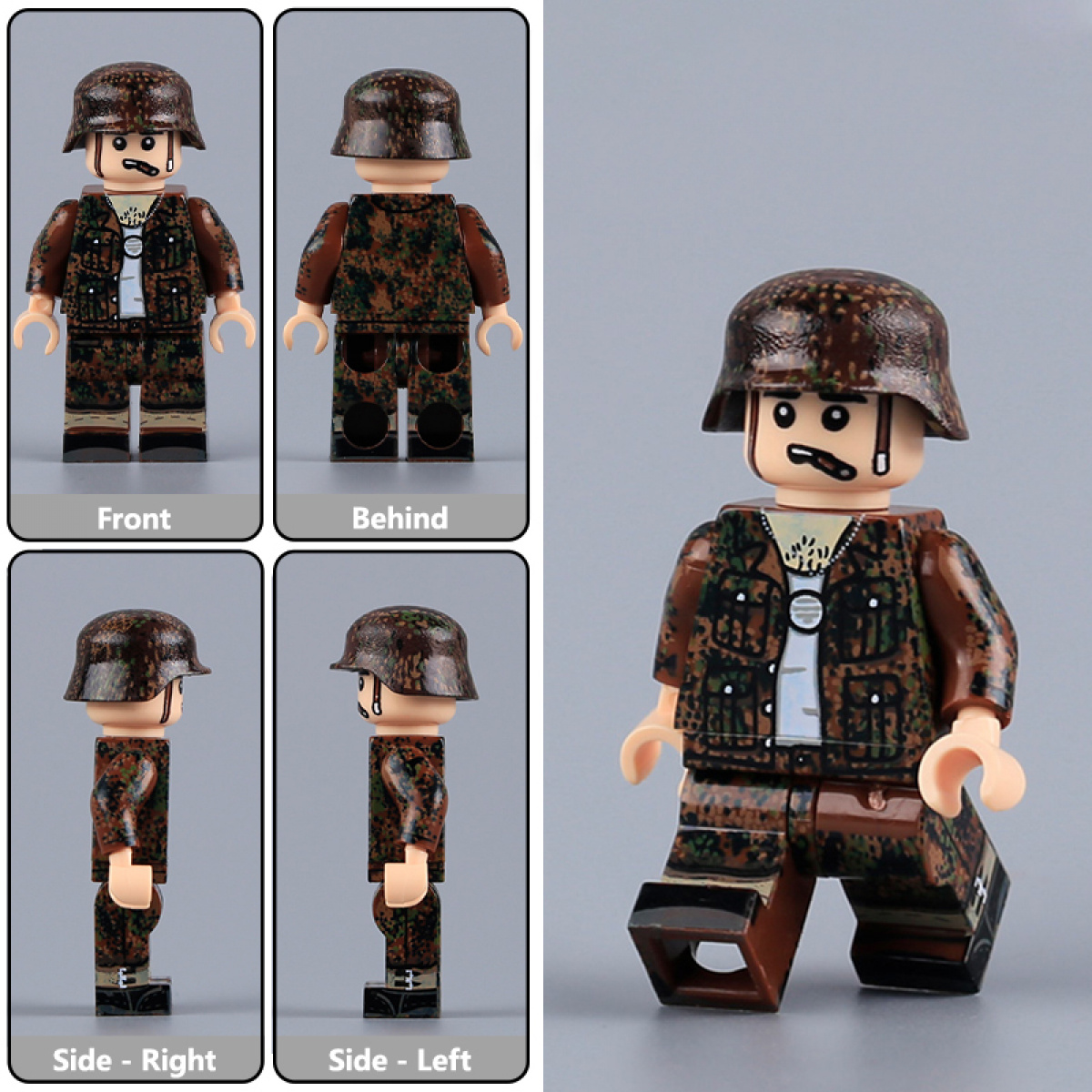 German Soldier Minifigure | Brickpanda