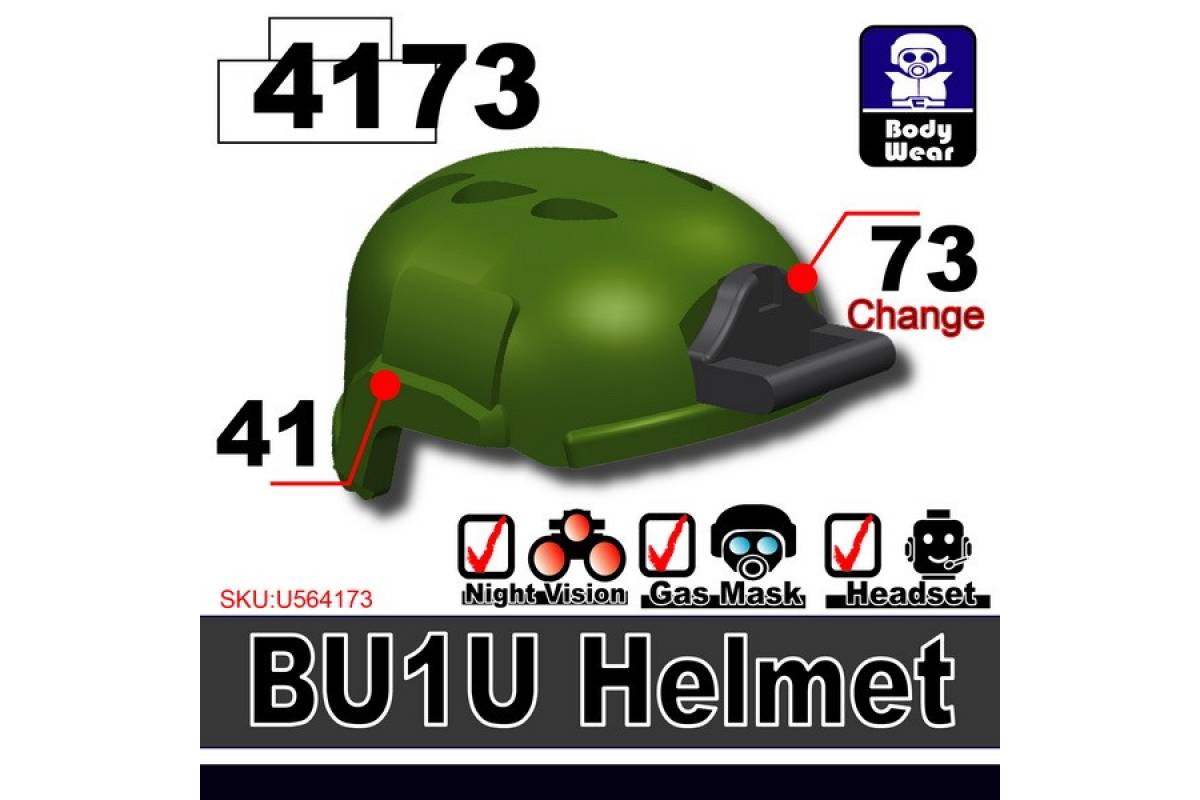 Helmet BU1U Tank Green