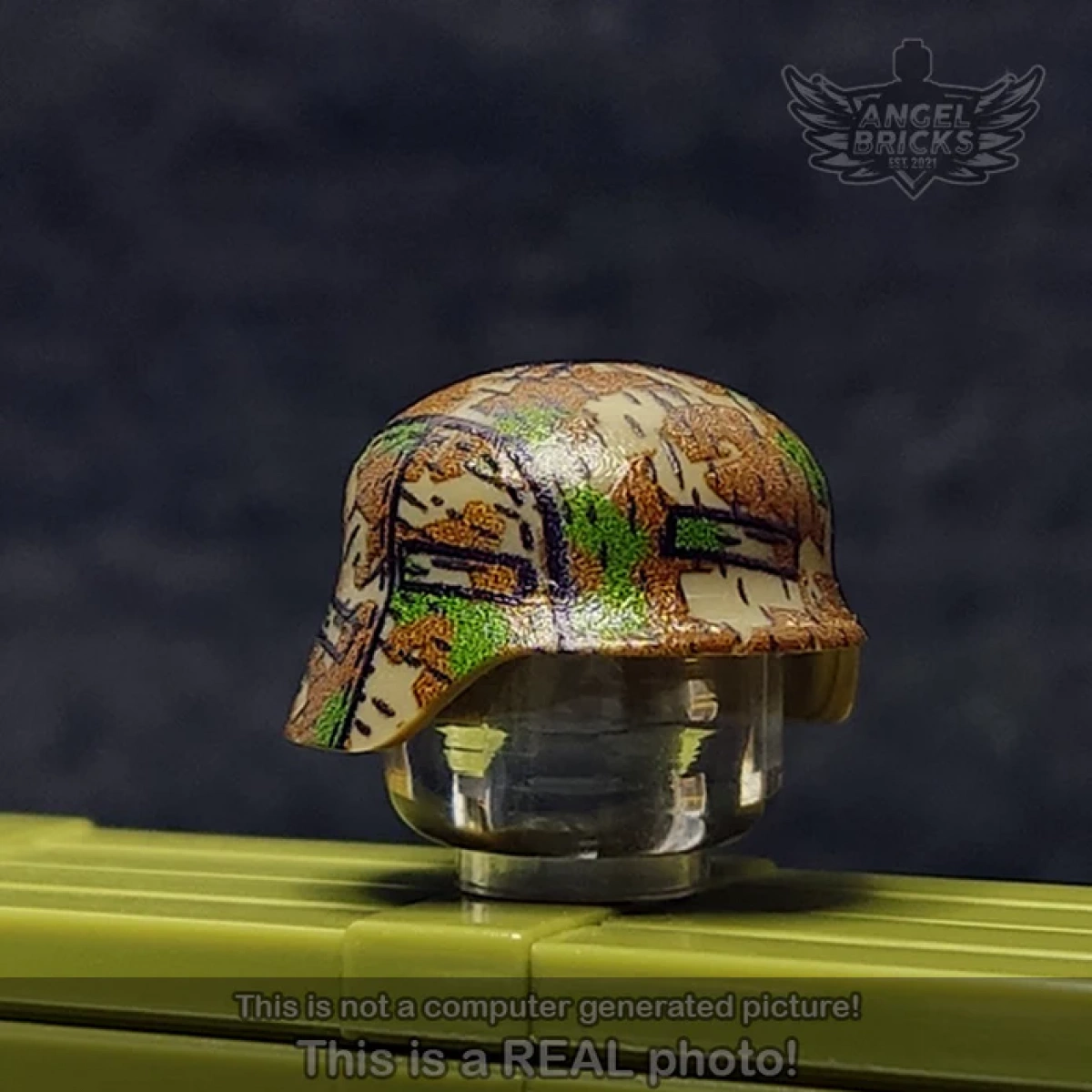 BrickArms® Stahlhelm. Printed #03