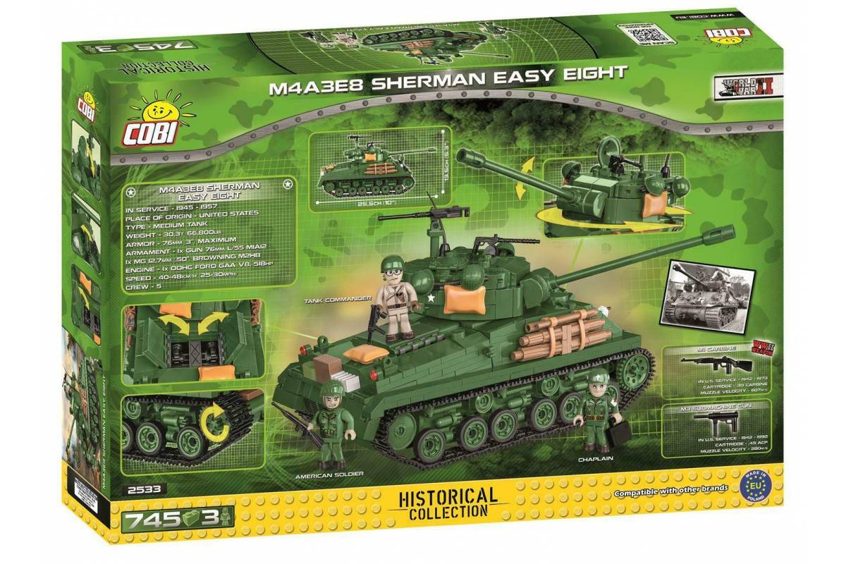 2533 Танк Шерман M4A3E8