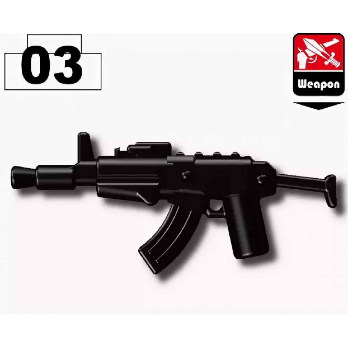 Автомат 74u черного цвета
