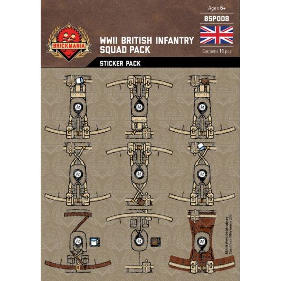 WWII British Infantry - Squad Pack - Stickers