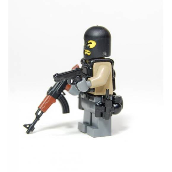 Минифигурка лего террорист в наличии, fully loaded lego terrorist лего ...