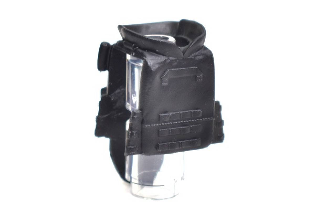 Vest 6B45 "Ratnik" with the attacker, black, pouches