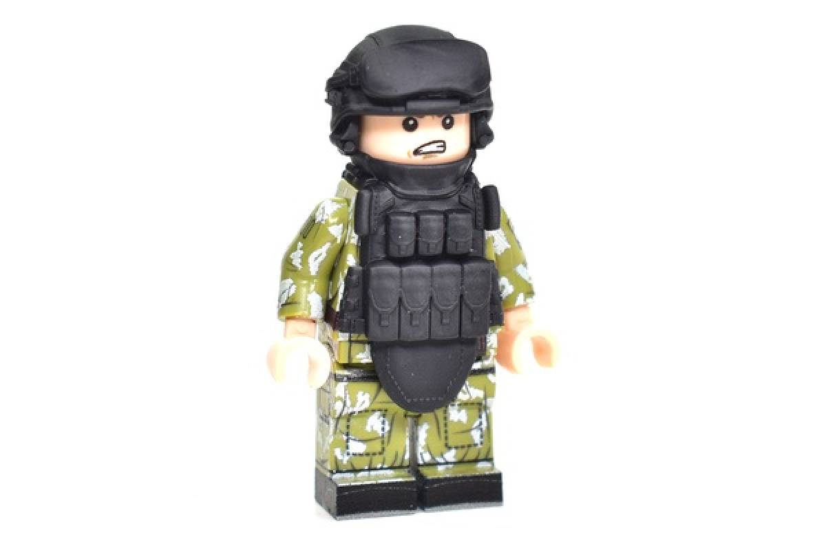 Vest 6B45 "Ratnik" with the attacker, black, pouches