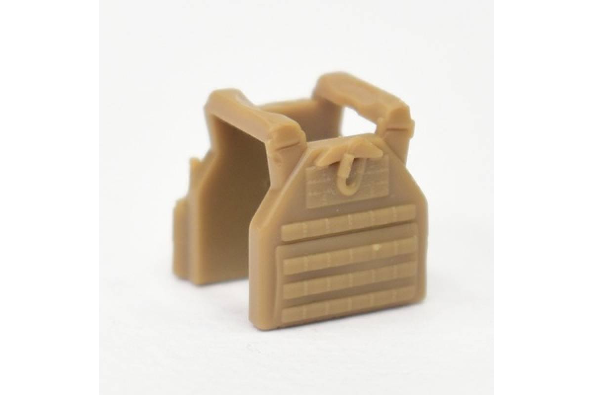 Bulletproof vest-plitnyak TV-110 (pouches, walkie-talkie). Dark beige