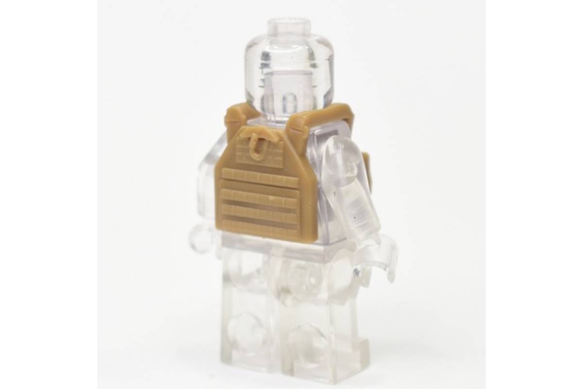 Bulletproof vest-plitnyak TV-110 (pouches, walkie-talkie). Dark beige