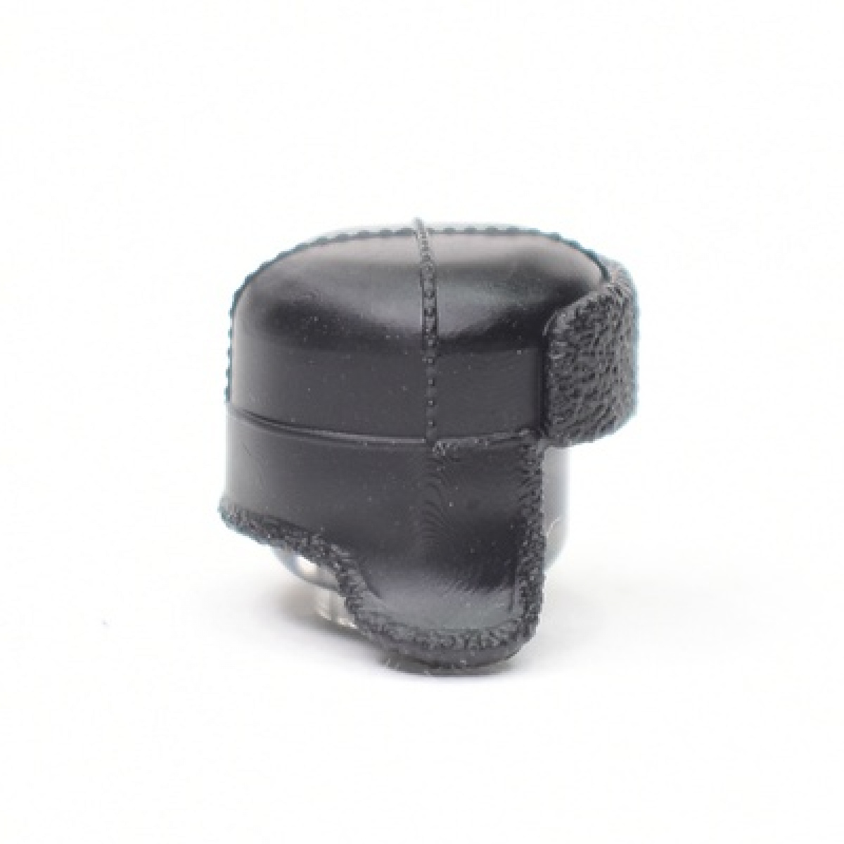 Earflaps with drooping ears, black