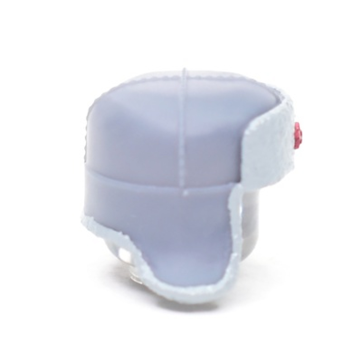Drooping Ears Ushanka Gray Painted | Red Star