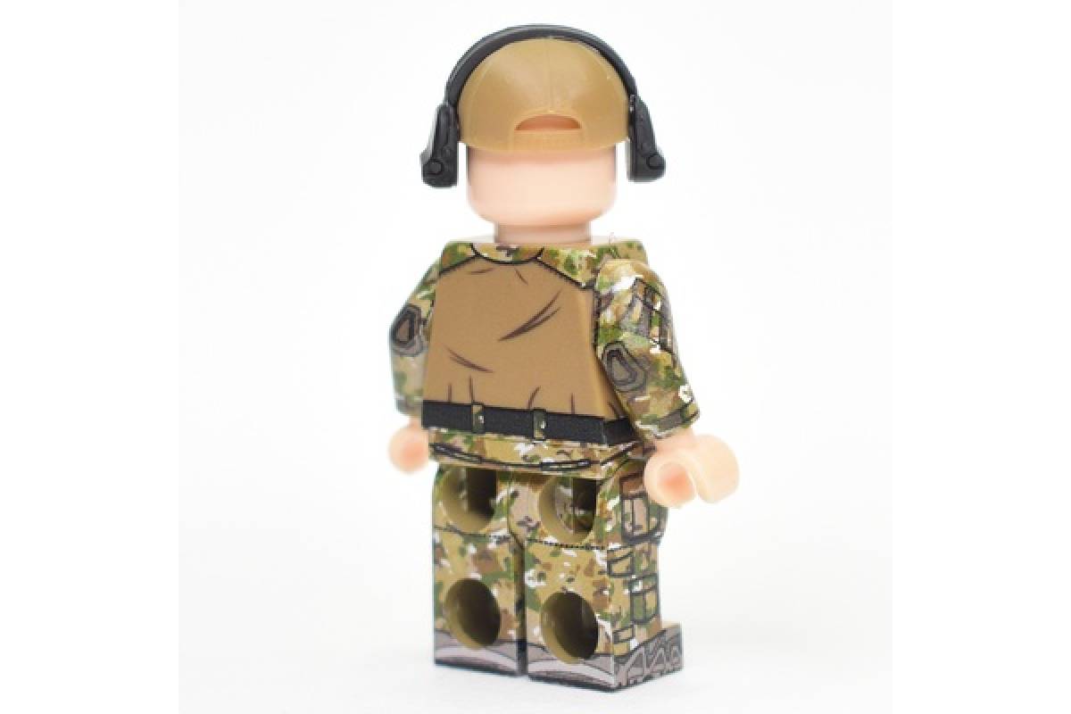 Modern Russian Soldier in camouflage multicam