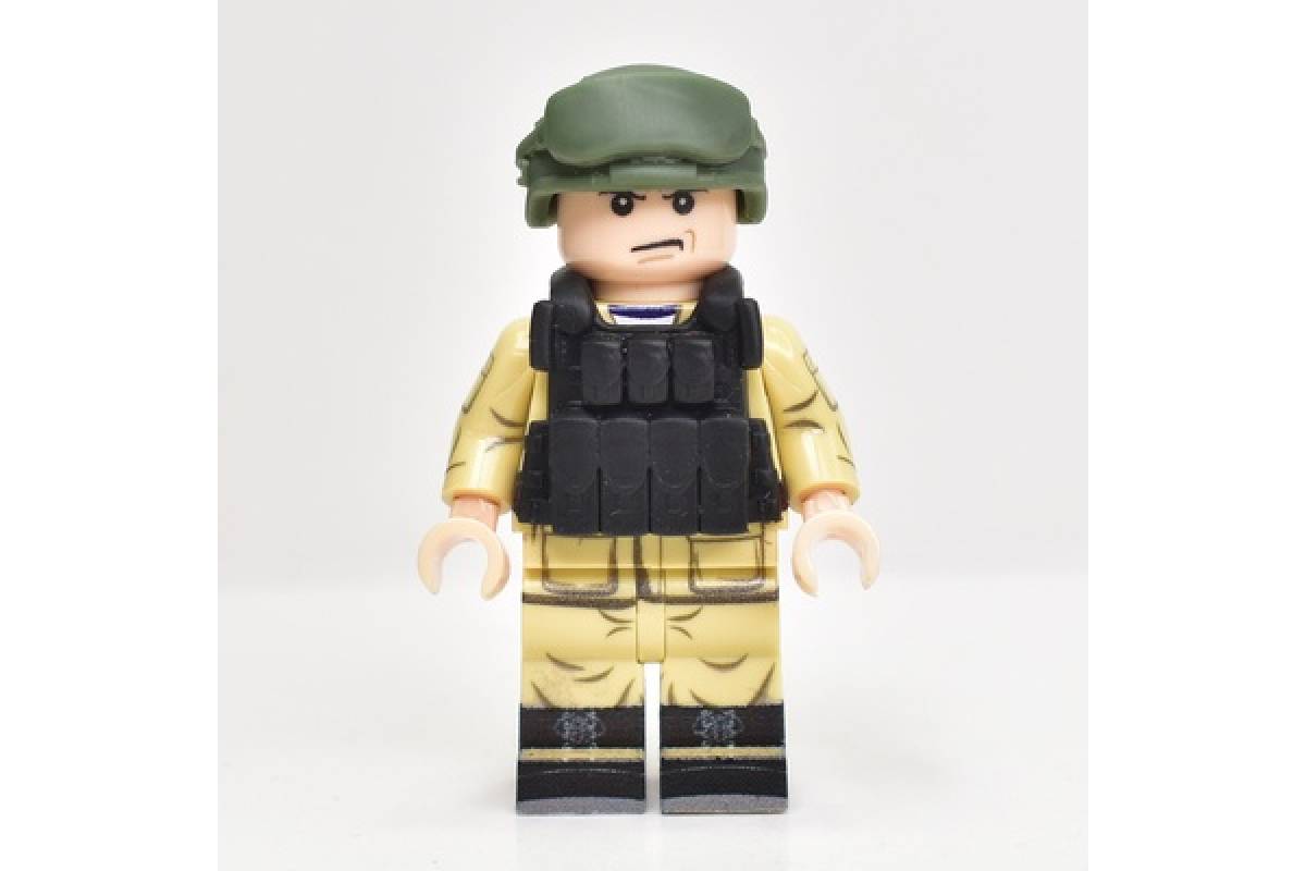 Vests 6B45 "Ratnik", lowered collar, black, pouches.