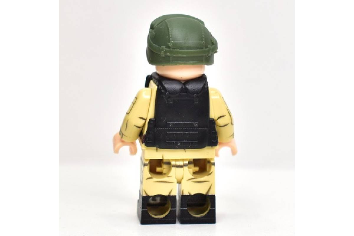 Vests 6B45 "Ratnik", lowered collar, black, pouches.