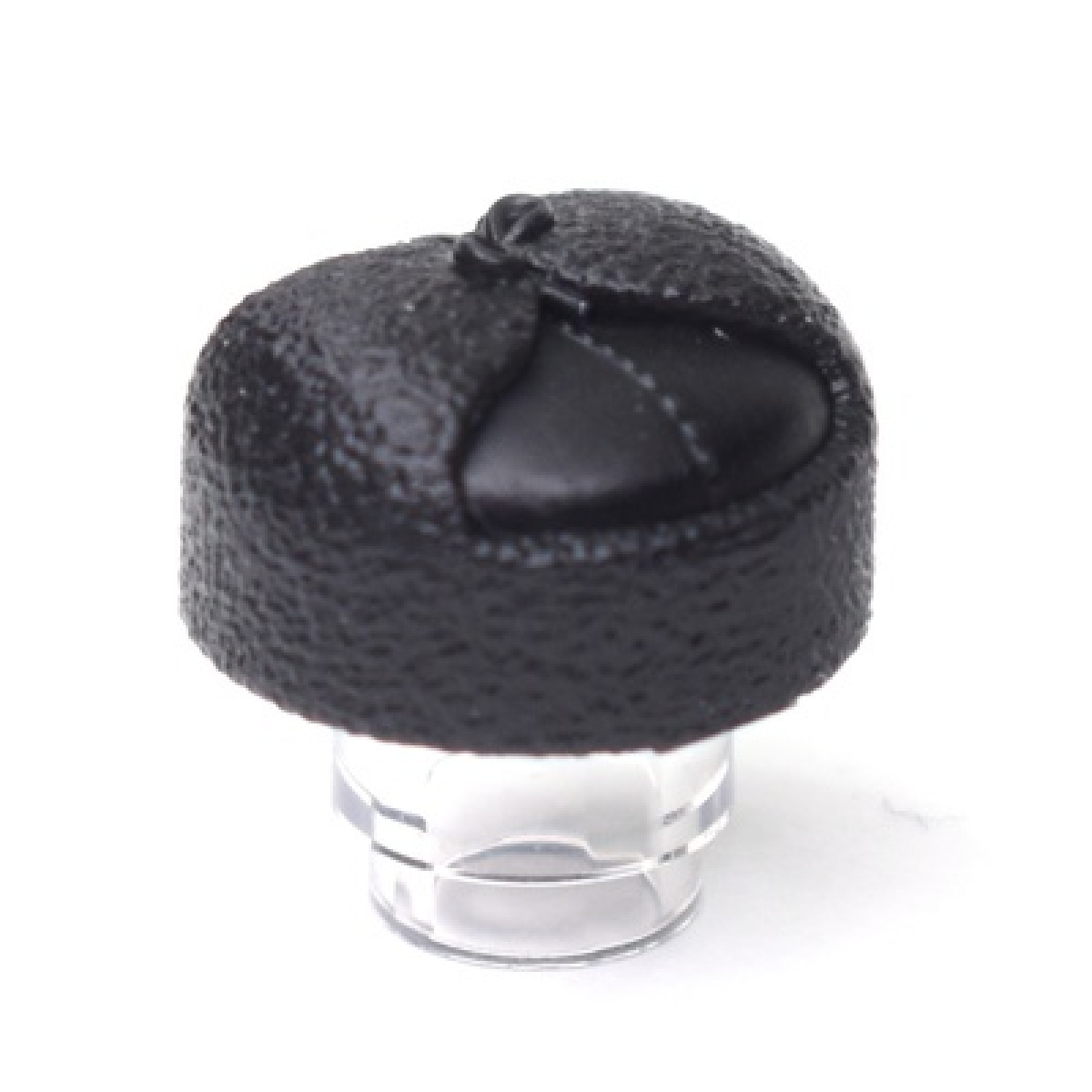 Black ushanka hat with Red Army Navy cockade