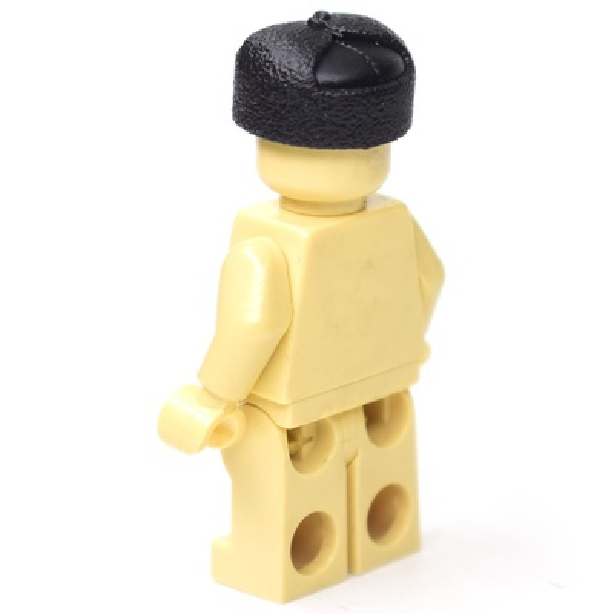 Black ushanka hat with Red Army Navy cockade