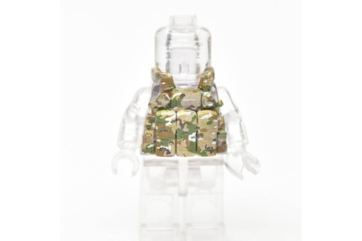 Armored vest LBT 6094 closed holsters, multicam camouflage