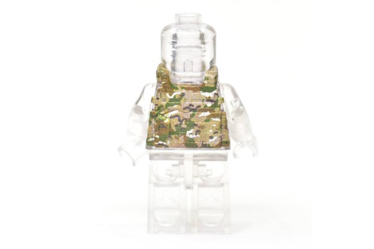 Armored vest LBT 6094 closed holsters, multicam camouflage