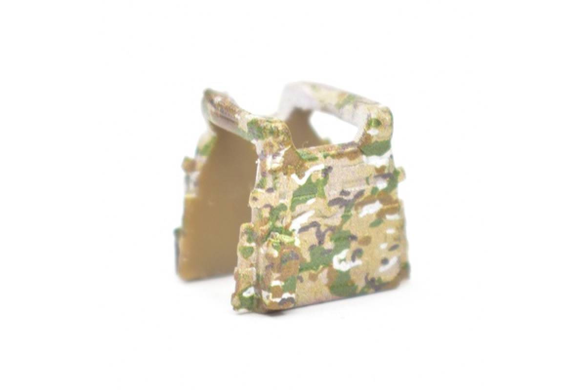 Armor vest LBT 6094 closed holsters, camouflage multicam, round patch