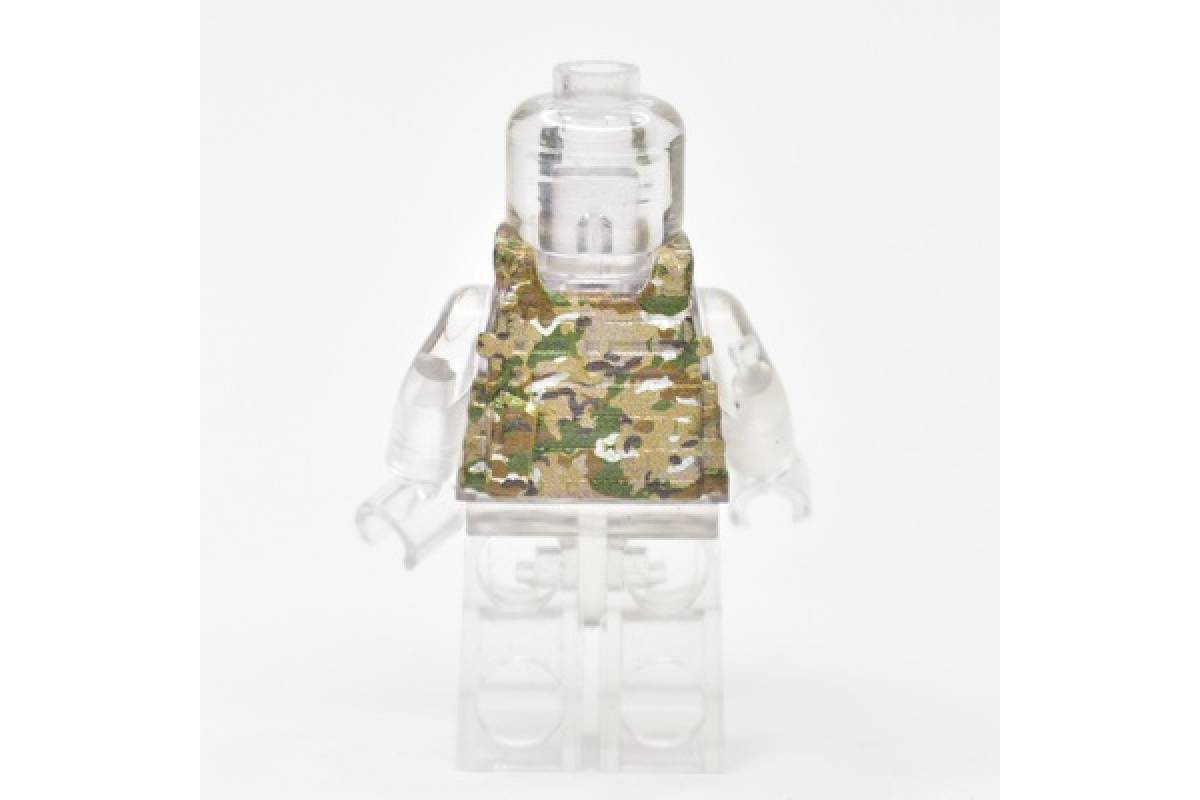 Armor vest LBT 6094 closed holsters, camouflage multicam, round patch
