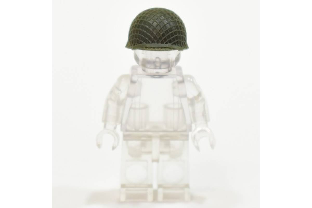 American M1 helmet with mesh. Dark green