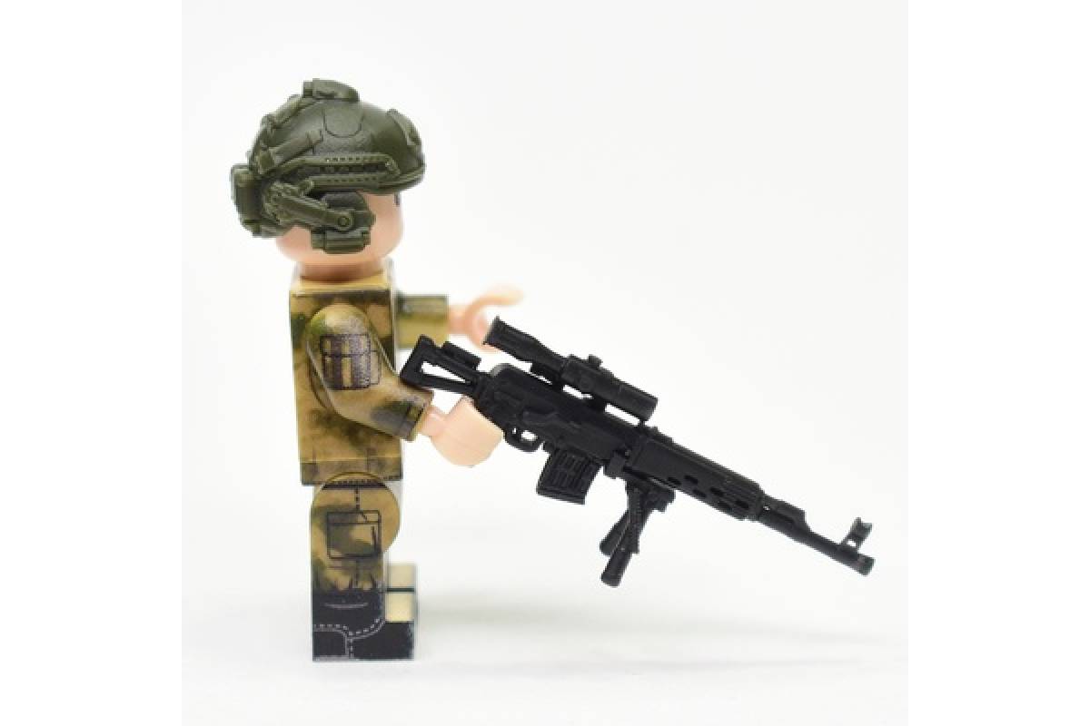 DRG sniper rifle with scope + bipods 2 types
