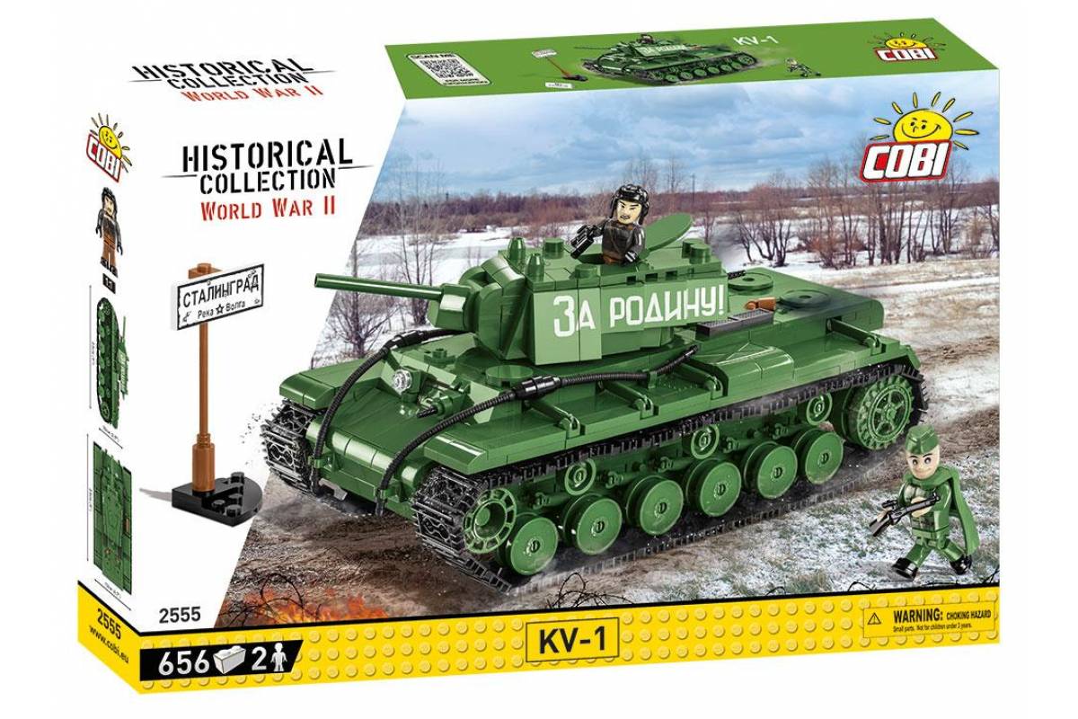 2555 Soviet Heavy Tank KV-1 - Cobi plastic building toys with worldwide del...