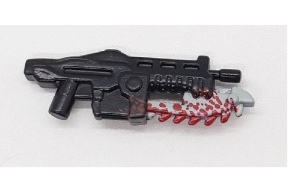 Shredder Gun with Blood print