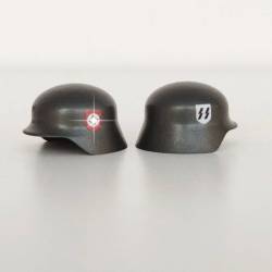 Немецкий шлем с Символикой Партии/SS стальной