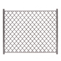 Fence Piece - Wide Gunmetal