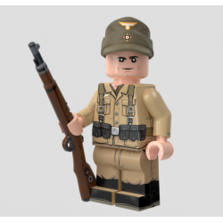 Afrika Korps Soldier V2 with Perfect Caliber™ BrickArms® Kar98