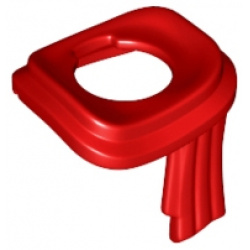 Scarf Long Wrapped Red
